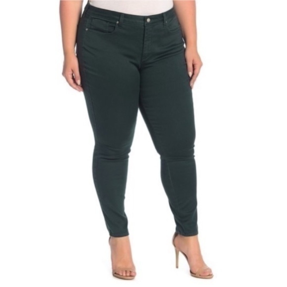NWT NYDJ Green AMI Skinny Legging Super Sculpting Denim Stretch Jeans Size 10